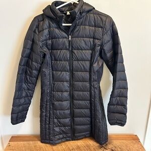 Massary’s Long Down Black Puff Coat